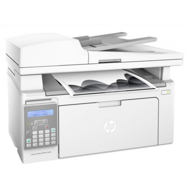 МФУ HP LaserJet Ultra MFP M134fn RU, + 3 картриджа, A4, лазерный, белый