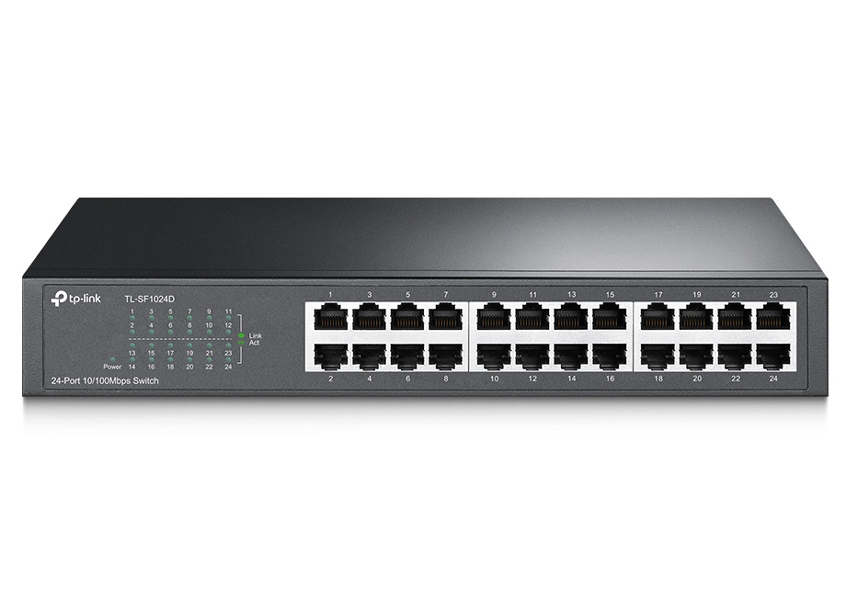 TL-SF1024D 24-портовый монтируемый в стойку коммутатор