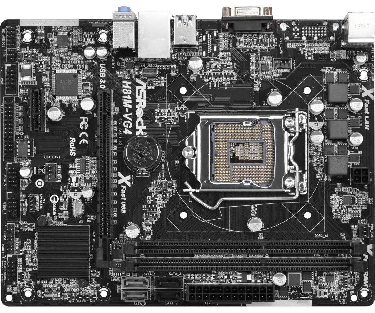 MB Asrock H81M-VG4 rev 2.0