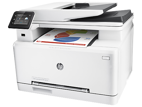 МФУ HP Color LaserJet Pro 200 MFP M277n, A4, цветной, лазерный, белый