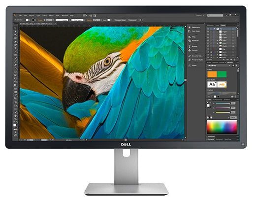 Монитор ЖК DELL UP3216Q 31.5", черный и серебристый