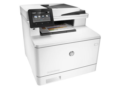 МФУ HP Color LaserJet Pro M477fdn, A4, цветной, лазерный, белый