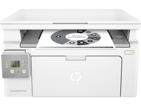 МФУ HP LaserJet Ultra MFP M134a RU, + 3 картриджа, A4, лазерный, белый