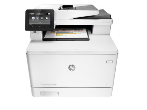 МФУ HP Color LaserJet Pro M477fnw, A4, цветной, лазерный, белый