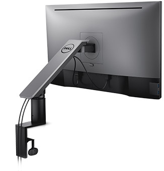 Монитор ЖК DELL UltraSharp U2717DA 27", черный и серебристый